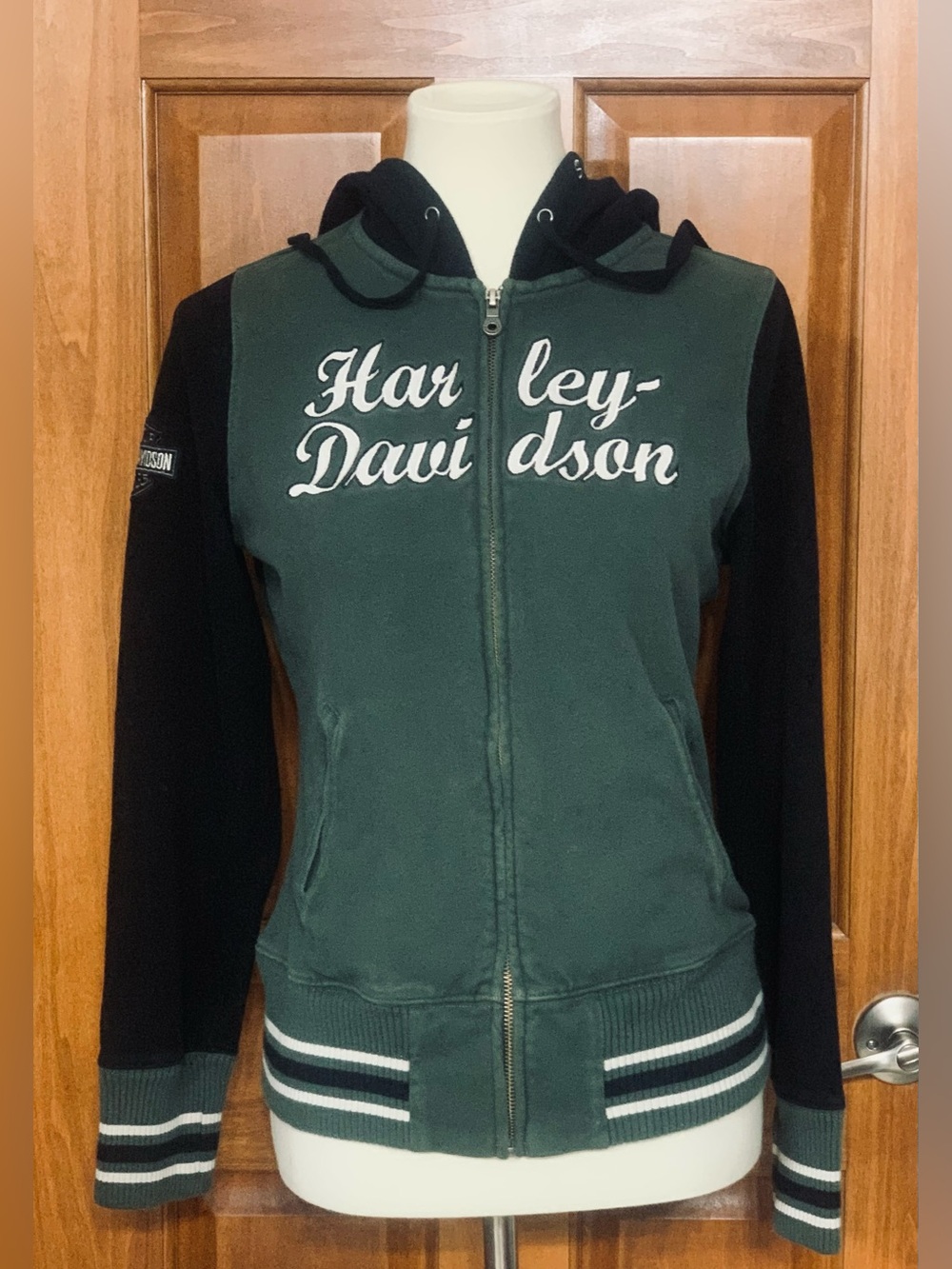 Harley Davidson Retro Varsity Hoodie
